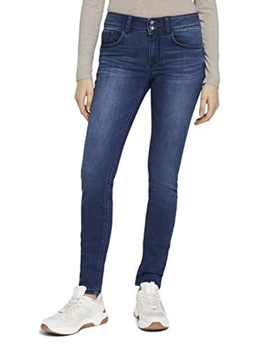 TOM TAILOR Damen 1024688 Alexa Skinny Jeans, 10282 - Dark Stone Wash Denim, 29W / 30L EU im Sale